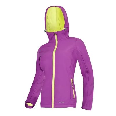 Куртка рабочая женская Lahti Pro "Soft-Shell" сиреневая с желтым