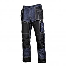 Брюки рабочие мужские Lahti Pro "Jeans" синие с черным