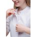 Китель повара женский Line с короткими рукавами, белый