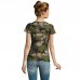 Футболка женская SOL'S CAMO WOMEN камуфлированная 100% хлопок