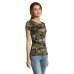 Футболка женская SOL'S CAMO WOMEN камуфлированная 100% хлопок