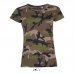 Футболка женская SOL'S CAMO WOMEN камуфлированная 100% хлопок