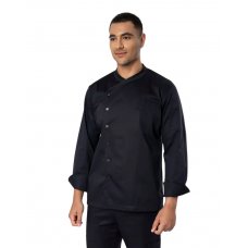Китель поварской мужской ChefStone однобортный, черный