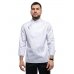 Костюм повара мужской CulinaryPro китель на молнии и брюки, черно-белый