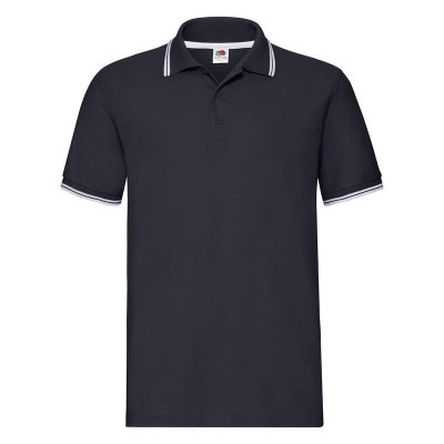 Тенниска поло мужская Fruit of the Loom Prem Tipped Polo