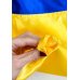 Флаг Украины сшивной размер 135*90, ткань атлас