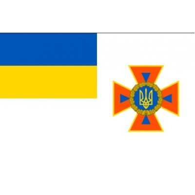 Флаг "МЧС Украины" выбор крепления