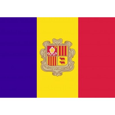Флаг Андорры, разновидность ткани