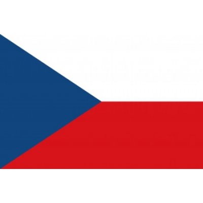 Флаг Чешской Республики, трехцветное полотно