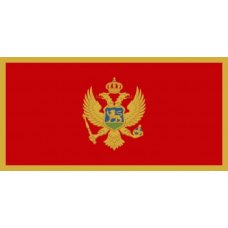 Флаг Черногории, красное полотно