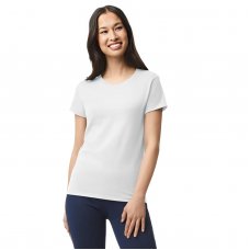 Футболка женская Gildan ADULT T-SHIRT 100% хлопок, разные цвета