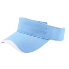 Козырек для головы двухцветный Visor, голубой с белым