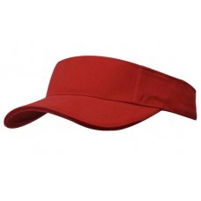 Козырек для головы HEADWEAR COTTON VISOR, цвет красный