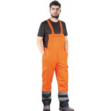 Полукомбинезон сигнальный зимний BLUE-ORANGE-B PG​​​​​​​, оранжевый с темно-синим