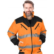 Куртка сигнальная зимняя LH-XVERT-XV PB, цвет оранжевый с черным Куртка сигнальная зимняя LH-XVERT-XV PB, цвет оранжевый с черным
