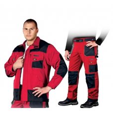 Костюм рабочий мужской FORMEN LH-FMN-JT CBS, цвет красный с черным Костюм рабочий мужской FORMEN LH-FMN-JT CBS, цвет красный с черным