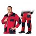 Костюм рабочий мужской FORMEN LH-FMN-JT CBS, цвет красный с черным