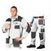 Костюм рабочий мужской FORMEN LH-FMN-JT WSN, цвет белый с серым