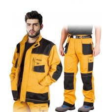 Костюм рабочий мужской FORMEN LH-FMN-JT YBS, цвет желтый с коричневым Костюм рабочий мужской FORMEN LH-FMN-JT YBS, цвет желтый с коричневым