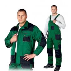 Костюм рабочий Lebber&Hollman FORMEN LH-FMN-JB ZBS, цвет зеленый с черным Костюм рабочий Lebber&Hollman FORMEN LH-FMN-JB ZBS, цвет зеленый с черным