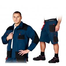 Костюм рабочий FORMEN LH-FMN-JTS GBC с шортами, цвет темно-синий с черным Костюм рабочий FORMEN LH-FMN-JTS GBC с шортами, цвет темно-синий с черным