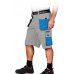 Костюм рабочий FORMEN LH-FMN-JTS JSNB с шортами, цвет серый с голубым/черным