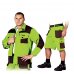Костюм рабочий FORMEN LH-FMN-JTS LBR с шортами, цвет салатовый с коричневым