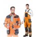 Костюм сигнальный  Leber&Hollman  LH-FMNX-JB PSB (куртка+полукомбинезон), цвет оранжевый с серым