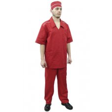 Костюм продавца мужской красный/Пошив Костюм продавца мужской красный/Пошив