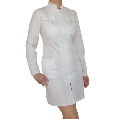 Халат медицинский на молнии (тк.батист)