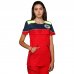 Рубашка женская для скорой помощи "Мед-плюс" цвет красный с синим