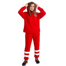 Костюм женский трикотажный "Комфорт+" для скорой помощи, красный Костюм женский трикотажный "Комфорт+" для скорой помощи, красный