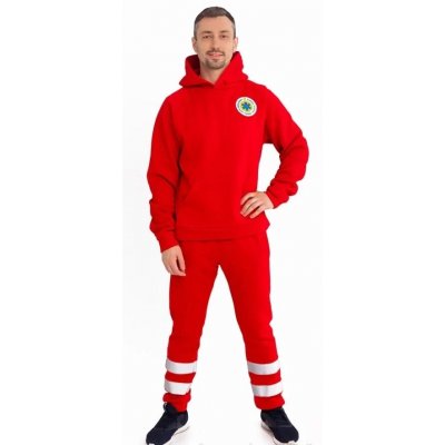 Костюм мужской трикотажный "Медик-Экстрим" для скорой помощи, красный