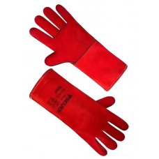 Перчатки-краги длинные KEVLAR, цвет красный Перчатки-краги длинные KEVLAR, цвет красный