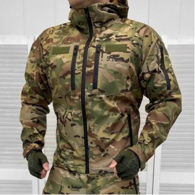 Тактическая куртка Softshell Мультикам