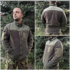 Флисовая тактическая кофта, оливковая