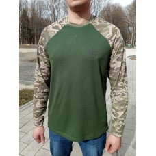 Лонгслив для военных (цвет хаки/пиксель) Лонгслив для военных (цвет хаки/пиксель)